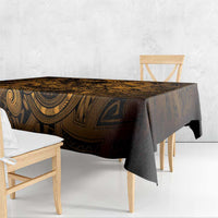 Aotearoa Maori Hei Tiki Tablecloth Koura Kowhaiwhai Puhoro Motif LT9 - Polynesian Pride