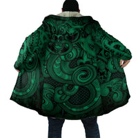 Aotearoa Maori Hei Tiki Cloak Kakariki Kowhaiwhai Puhoro Motif LT9 - Polynesian Pride