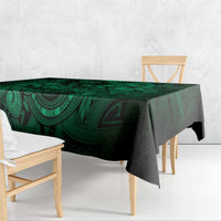Aotearoa Maori Hei Tiki Tablecloth Kakariki Kowhaiwhai Puhoro Motif