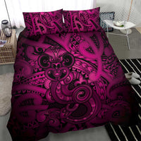 Aotearoa Maori Hei Tiki Bedding Set Mawhero Kowhaiwhai Puhoro Motif LT9 - Polynesian Pride