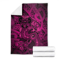 Aotearoa Maori Hei Tiki Blanket Mawhero Kowhaiwhai Puhoro Motif LT9 - Polynesian Pride