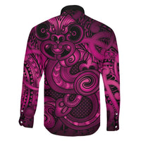 Aotearoa Maori Hei Tiki Family Matching Off Shoulder Short Dress and Hawaiian Shirt Mawhero Kowhaiwhai Puhoro Motif