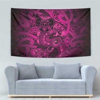 Aotearoa Maori Hei Tiki Tapestry Mawhero Kowhaiwhai Puhoro Motif LT9 - Polynesian Pride