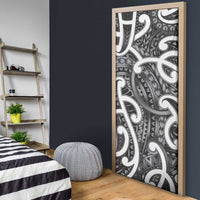 Aotearoa Maori Kowhaiwhai Door Cover Kiwikiwi Puhoro and Patiki LT9 - Polynesian Pride