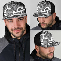 Aotearoa Maori Kowhaiwhai Mesh Trucker Cap Kiwikiwi Puhoro and Patiki LT9 - Polynesian Pride