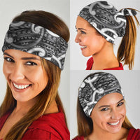 Aotearoa Maori Kowhaiwhai Neck Gaiter Kiwikiwi Puhoro and Patiki LT9 - Polynesian Pride