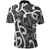 Aotearoa Maori Kowhaiwhai Polo Shirt Kiwikiwi Puhoro and Patiki LT9 - Polynesian Pride