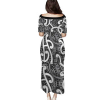 Aotearoa Maori Kowhaiwhai Puletasi Kiwikiwi Puhoro and Patiki LT9 - Polynesian Pride