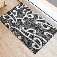 Aotearoa Maori Kowhaiwhai Rubber Doormat Kiwikiwi Puhoro and Patiki LT9 - Polynesian Pride