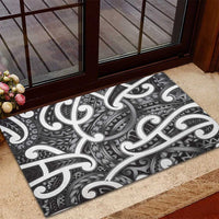Aotearoa Maori Kowhaiwhai Rubber Doormat Kiwikiwi Puhoro and Patiki LT9 - Polynesian Pride