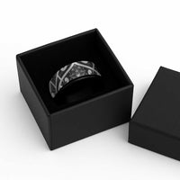 Aotearoa Maori Kowhaiwhai Spinner Ring Kiwikiwi Puhoro and Patiki LT9 - Polynesian Pride