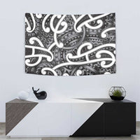 Aotearoa Maori Kowhaiwhai Tapestry Kiwikiwi Puhoro and Patiki LT9 - Polynesian Pride