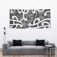 Aotearoa Maori Kowhaiwhai Tapestry Kiwikiwi Puhoro and Patiki LT9 - Polynesian Pride