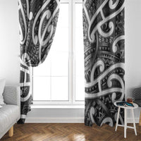 Aotearoa Maori Kowhaiwhai Window Curtain Kiwikiwi Puhoro and Patiki LT9 - Polynesian Pride