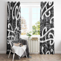 Aotearoa Maori Kowhaiwhai Window Curtain Kiwikiwi Puhoro and Patiki LT9 - Polynesian Pride