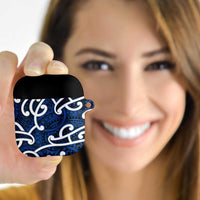 Aotearoa Maori Kowhaiwhai AirPods Case Kikorangi Puhoro and Patiki LT9 - Polynesian Pride