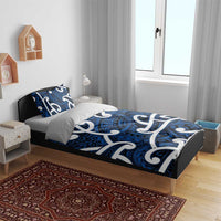 Aotearoa Maori Kowhaiwhai Bedding Set Kikorangi Puhoro and Patiki LT9 - Polynesian Pride