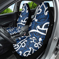 Aotearoa Maori Kowhaiwhai Car Seat Cover Kikorangi Puhoro and Patiki LT9 - Polynesian Pride