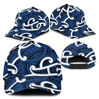 Aotearoa Maori Kowhaiwhai Classic Cap Kikorangi Puhoro and Patiki LT9 - Polynesian Pride