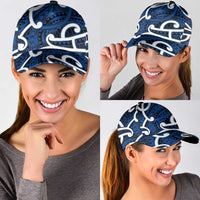 Aotearoa Maori Kowhaiwhai Classic Cap Kikorangi Puhoro and Patiki LT9 - Polynesian Pride