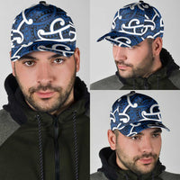 Aotearoa Maori Kowhaiwhai Classic Cap Kikorangi Puhoro and Patiki LT9 - Polynesian Pride