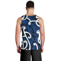 Aotearoa Maori Kowhaiwhai Men Tank Top Kikorangi Puhoro and Patiki LT9 - Polynesian Pride