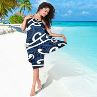 Aotearoa Maori Kowhaiwhai Sarong Kikorangi Puhoro and Patiki LT9 - Polynesian Pride