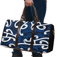 Aotearoa Maori Kowhaiwhai Travel Bag Kikorangi Puhoro and Patiki LT9 - Polynesian Pride