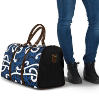 Aotearoa Maori Kowhaiwhai Travel Bag Kikorangi Puhoro and Patiki LT9 - Polynesian Pride