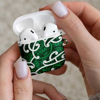 Aotearoa Maori Kowhaiwhai AirPods Case Kakariki Puhoro and Patiki LT9 - Polynesian Pride