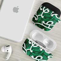 Aotearoa Maori Kowhaiwhai AirPods Case Kakariki Puhoro and Patiki LT9 - Polynesian Pride