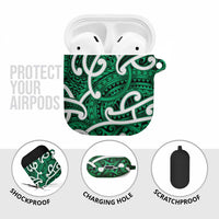 Aotearoa Maori Kowhaiwhai AirPods Case Kakariki Puhoro and Patiki LT9 - Polynesian Pride