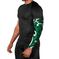 Aotearoa Maori Kowhaiwhai Arm Sleeves Kakariki Puhoro and Patiki LT9 - Polynesian Pride