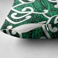 Aotearoa Maori Kowhaiwhai Pillow Cover Kakariki Puhoro and Patiki LT9 - Polynesian Pride