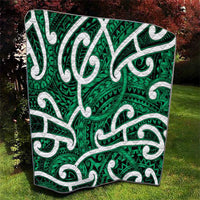 Aotearoa Maori Kowhaiwhai Quilt Kakariki Puhoro and Patiki LT9 - Polynesian Pride