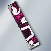Aotearoa Maori Kowhaiwhai Auto Sun Shade Mawhero Puhoro and Patiki LT9 - Polynesian Pride