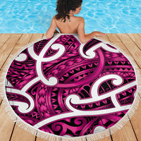 Aotearoa Maori Kowhaiwhai Beach Blanket Mawhero Puhoro and Patiki LT9 - Polynesian Pride