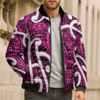 Aotearoa Maori Kowhaiwhai Bomber Puffer Jacket Mawhero Puhoro and Patiki LT9 - Polynesian Pride