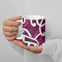 Aotearoa Maori Kowhaiwhai Ceramic Mug Mawhero Puhoro and Patiki LT9 - Polynesian Pride
