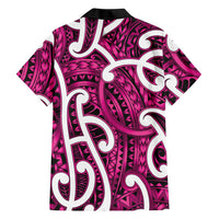 Aotearoa Maori Kowhaiwhai Family Matching Summer Maxi Dress and Hawaiian Shirt Mawhero Puhoro and Patiki