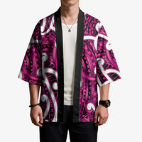 Aotearoa Maori Kowhaiwhai Kimono Mawhero Puhoro and Patiki LT9 - Polynesian Pride