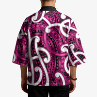 Aotearoa Maori Kowhaiwhai Kimono Mawhero Puhoro and Patiki LT9 - Polynesian Pride