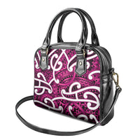 Aotearoa Maori Kowhaiwhai Shoulder Handbag Mawhero Puhoro and Patiki LT9 - Polynesian Pride