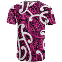 Aotearoa Maori Kowhaiwhai T Shirt Mawhero Puhoro and Patiki LT9 - Polynesian Pride