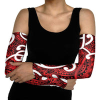 Aotearoa Maori Kowhaiwhai Arm Sleeves Whero Puhoro and Patiki LT9 - Polynesian Pride