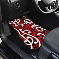 Aotearoa Maori Kowhaiwhai Car Mats Whero Puhoro and Patiki LT9 - Polynesian Pride