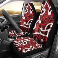 Aotearoa Maori Kowhaiwhai Car Seat Cover Whero Puhoro and Patiki LT9 - Polynesian Pride
