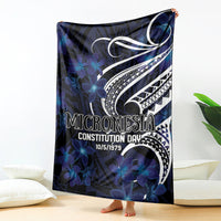 Micronesia Constitution Day Blanket Since 1979 with Polynesian Hibiscus Pattern LT9 - Polynesian Pride