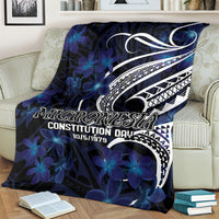 Micronesia Constitution Day Blanket Since 1979 with Polynesian Hibiscus Pattern LT9 - Polynesian Pride