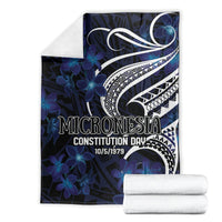 Micronesia Constitution Day Blanket Since 1979 with Polynesian Hibiscus Pattern LT9 - Polynesian Pride